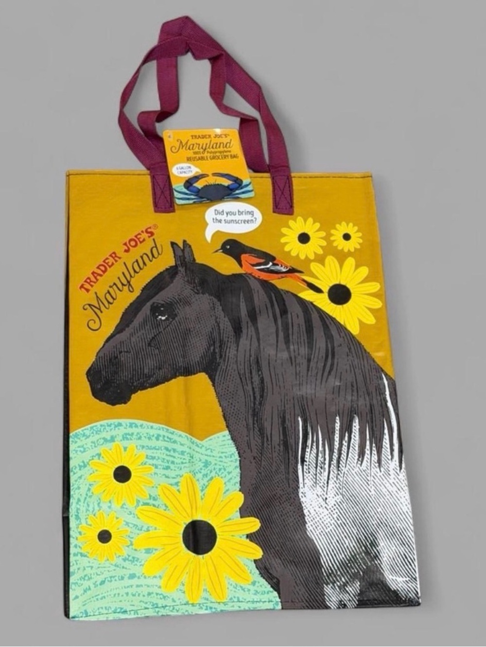 Trader Joe's Maryland Reusable Bag